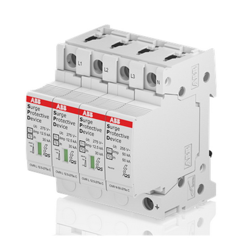 Ограничитель перенапряжения ABB OVR T1+T2 3p+0 12,5-275 s P QS ( 2CTB815710R1900 )