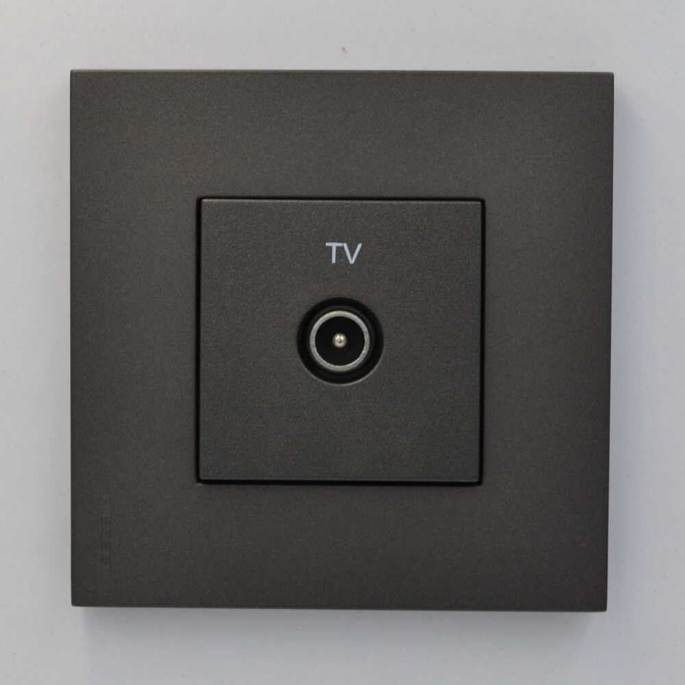 Розетка Zenit TV антрацит ( 2CLA225070N1801 )