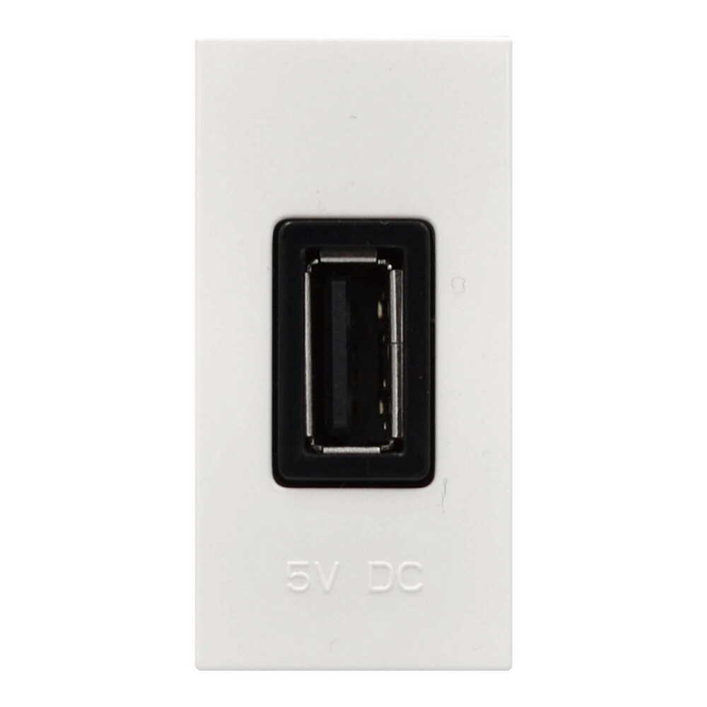 Розетка Zenit біла USB 1 мод. ( 2CLA218500N1101 )