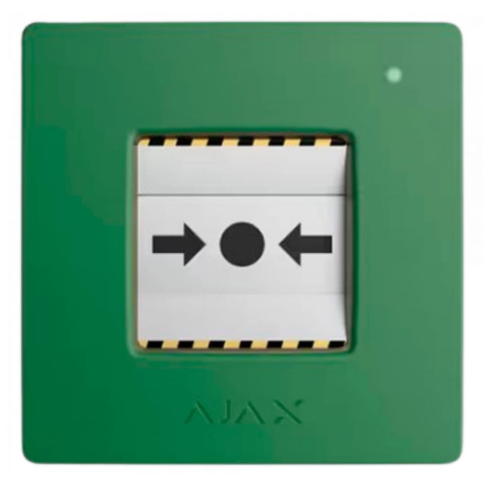 Пожежний сповіщувач ручний Ajax ManualCallPoint зелений ( 87639.171.NC1 )