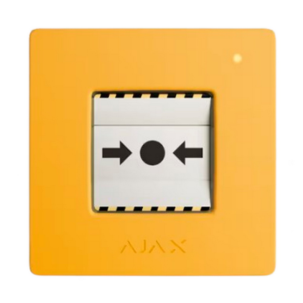 Пожежний сповіщувач ручний Ajax ManualCallPoint жовтий ( 87651.171.NC1 ) Пожежний сповіщувач ручний Ajax ManualCallPoint жовтий ( 87651.171.NC1 )