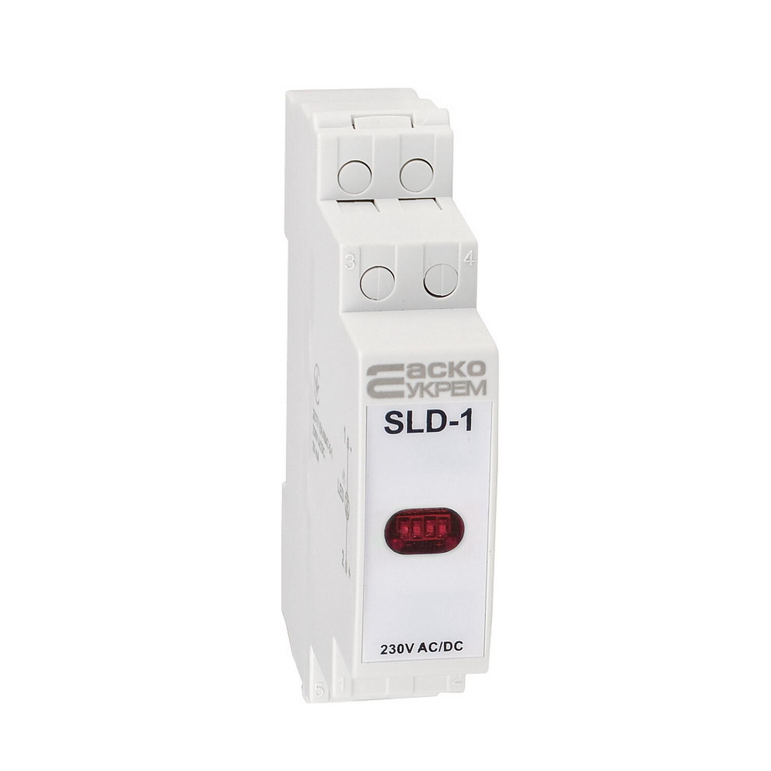Сигнальна лампа Аско 230V AC/DC SLD-1 на DIN-рейку ( A0140030032 ) Сигнальна лампа Аско 230V AC/DC SLD-1 на DIN-рейку ( A0140030032 )