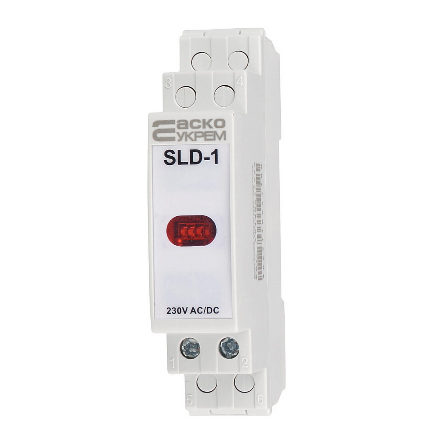 Сигнальна лампа Аско 230V AC/DC SLD-1 на DIN-рейку ( A0140030032 ) Сигнальна лампа Аско 230V AC/DC SLD-1 на DIN-рейку ( A0140030032 )