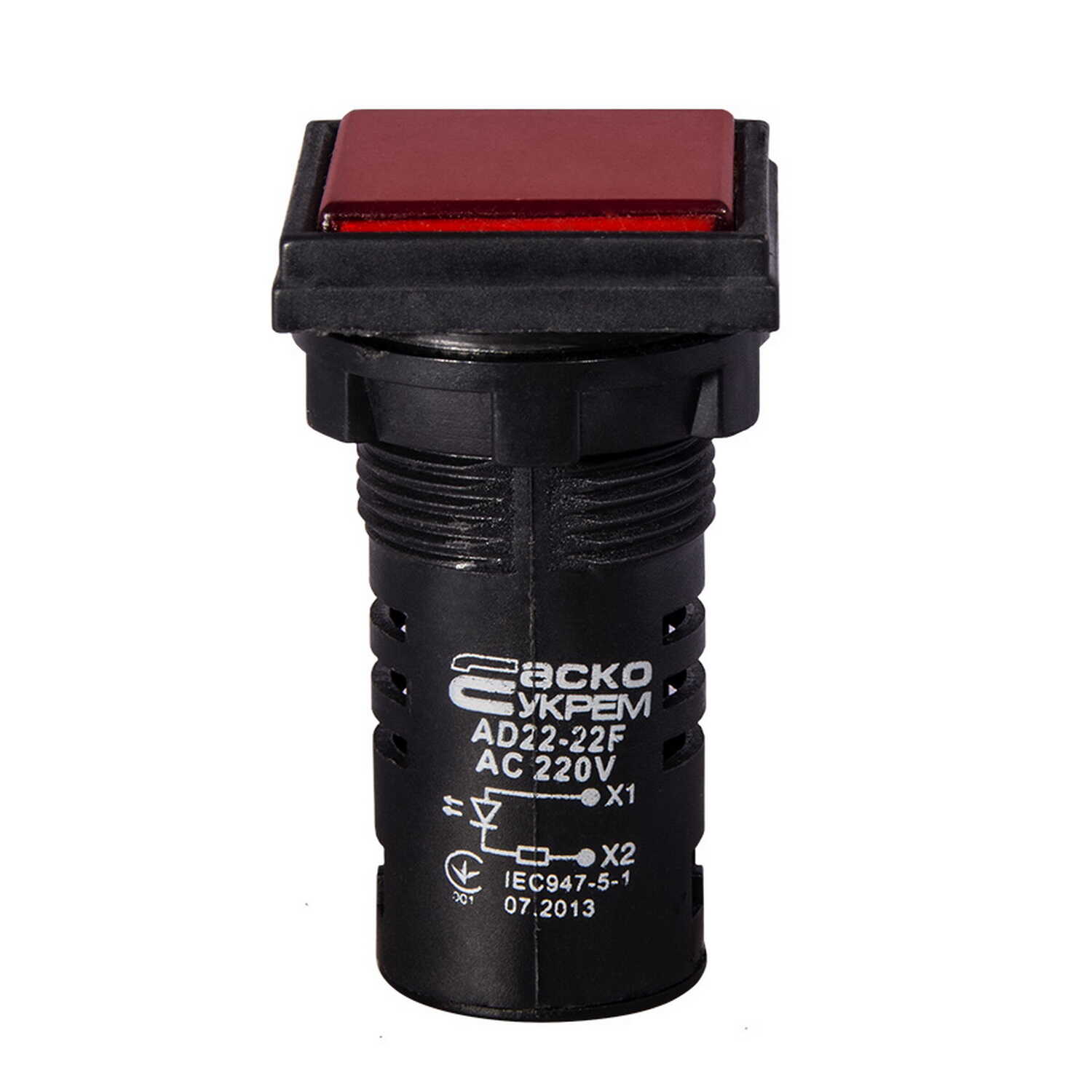 Світлосигнальна арматура AD22-22F 220V АC червона Аско ( A0140030157 ) Світлосигнальна арматура AD22-22F 220V АC червона Аско ( A0140030157 )