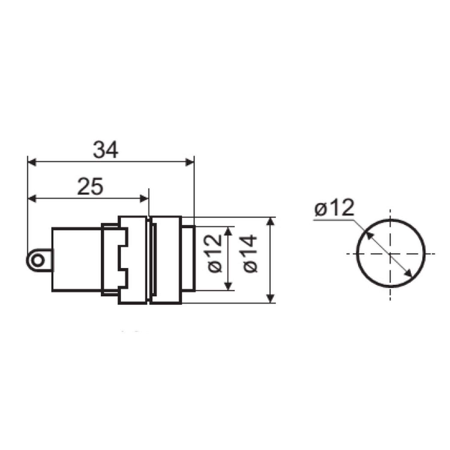 Світлосигнальна арматура AD22E-12DS 24V АC/DC синя Аско ( A0140030185 ) Світлосигнальна арматура AD22E-12DS 24V АC/DC синя Аско ( A0140030185 )