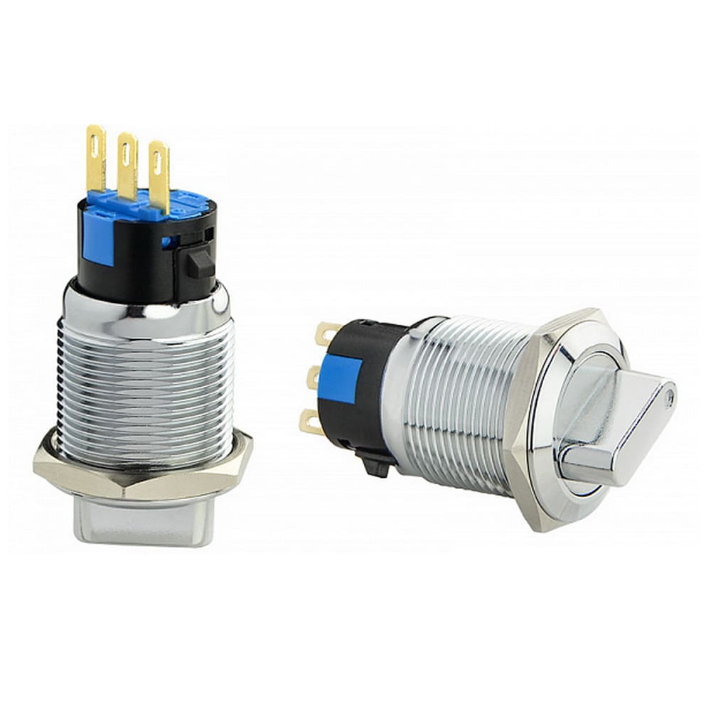 Кнопка металева поворотна АСКО TY 19C-X11/2 ( A0140010216 )