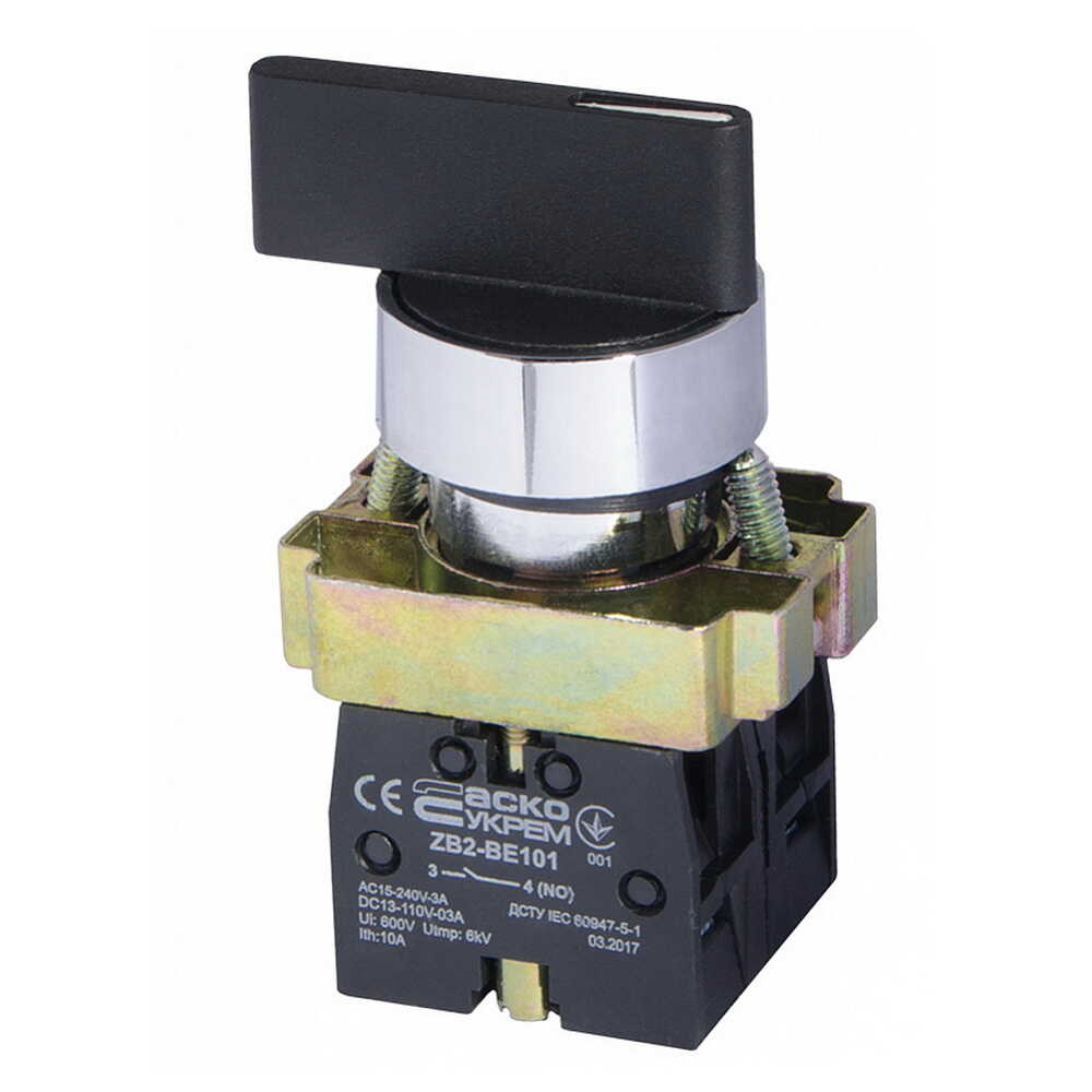 Кнопка-перемикач АСКО XB2-BJ53 3-х позиційна ( A0140010046 )