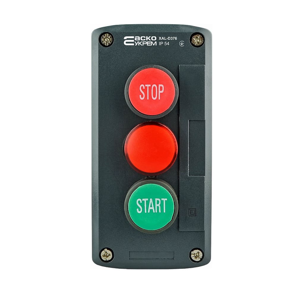 Пост тримісний Аско "Старт-Стоп-Сигнальна арм." XAL-D376 ( A0140020070 )