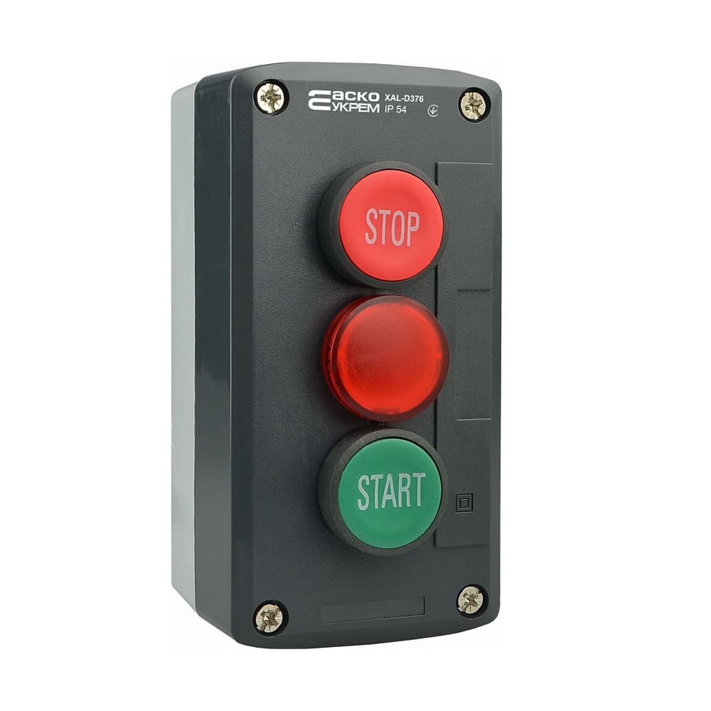 Пост тримісний Аско "Старт-Стоп-Сигнальна арм." XAL-D376 ( A0140020070 )