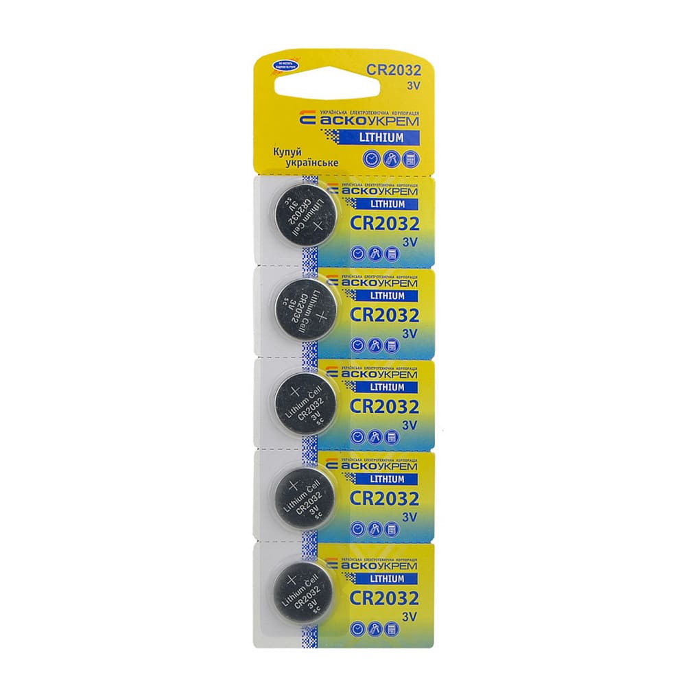 Батарейка АСКО Lithium CR2032 (2 шт) ( Аско.CR2032.BP5 )