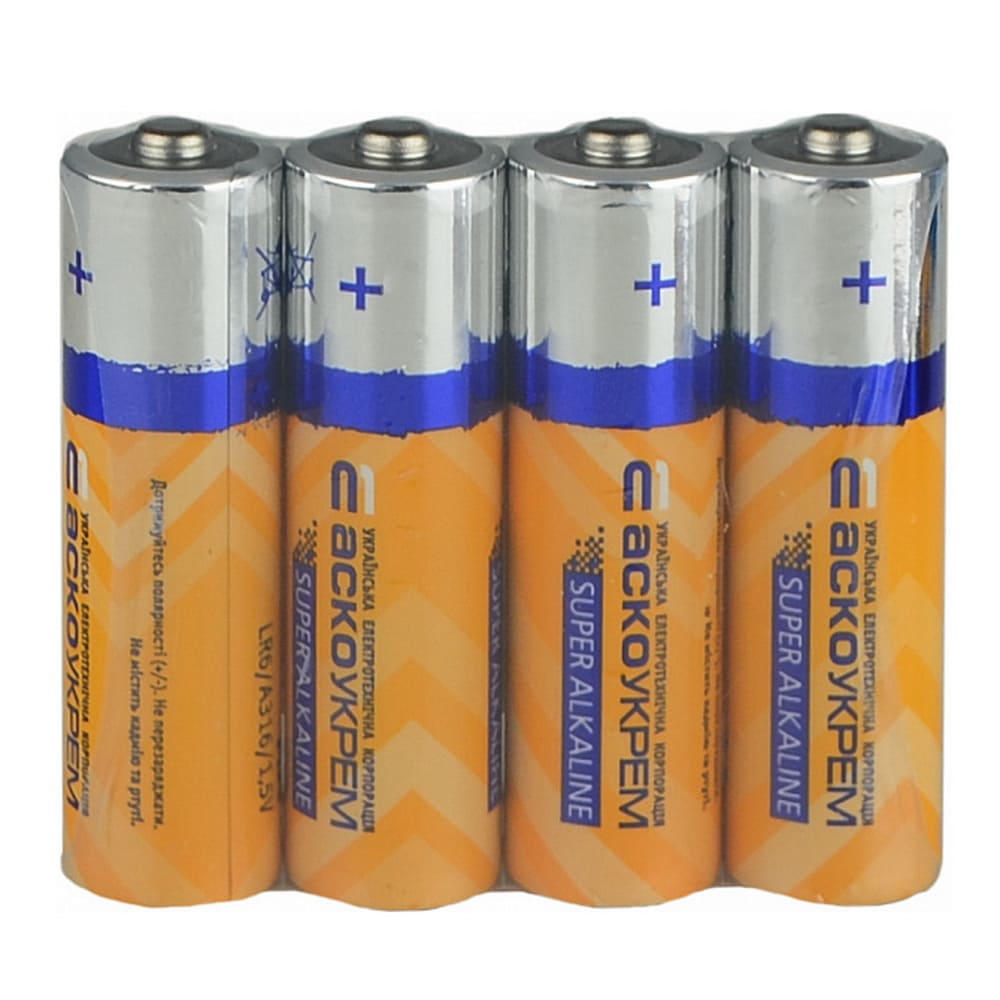 Батарейка АСКО Alkaline AA/LR6/SP4 (4 шт) ( Аско.LR6.SP4 )