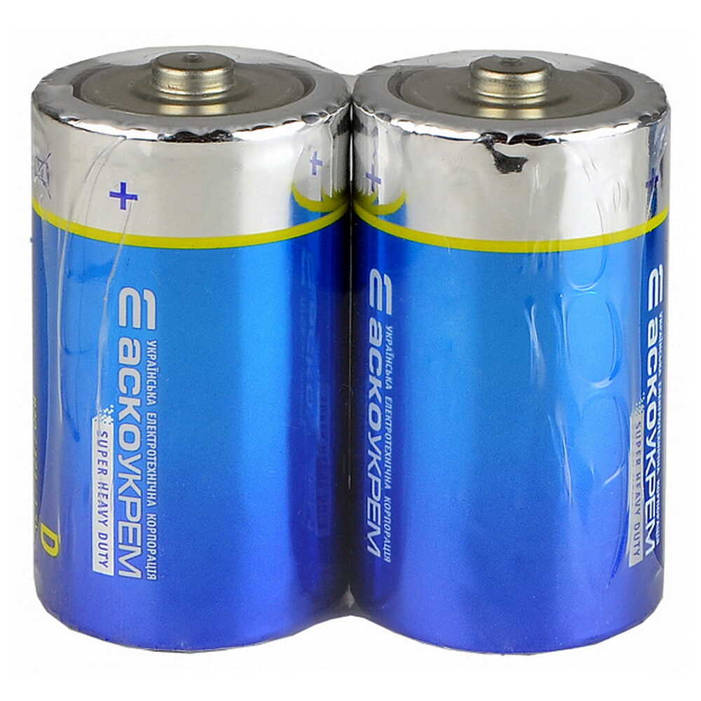 Батарейка АСКО сольова D/R20/SP2 (2 шт) ( Аско.R20.SP2 )