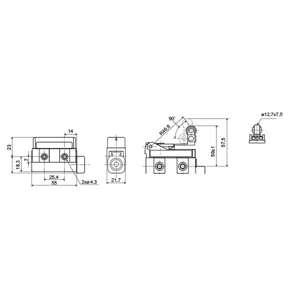 Микровыключатель конечный АСКО D4MC-3030 ( A0050040010 )