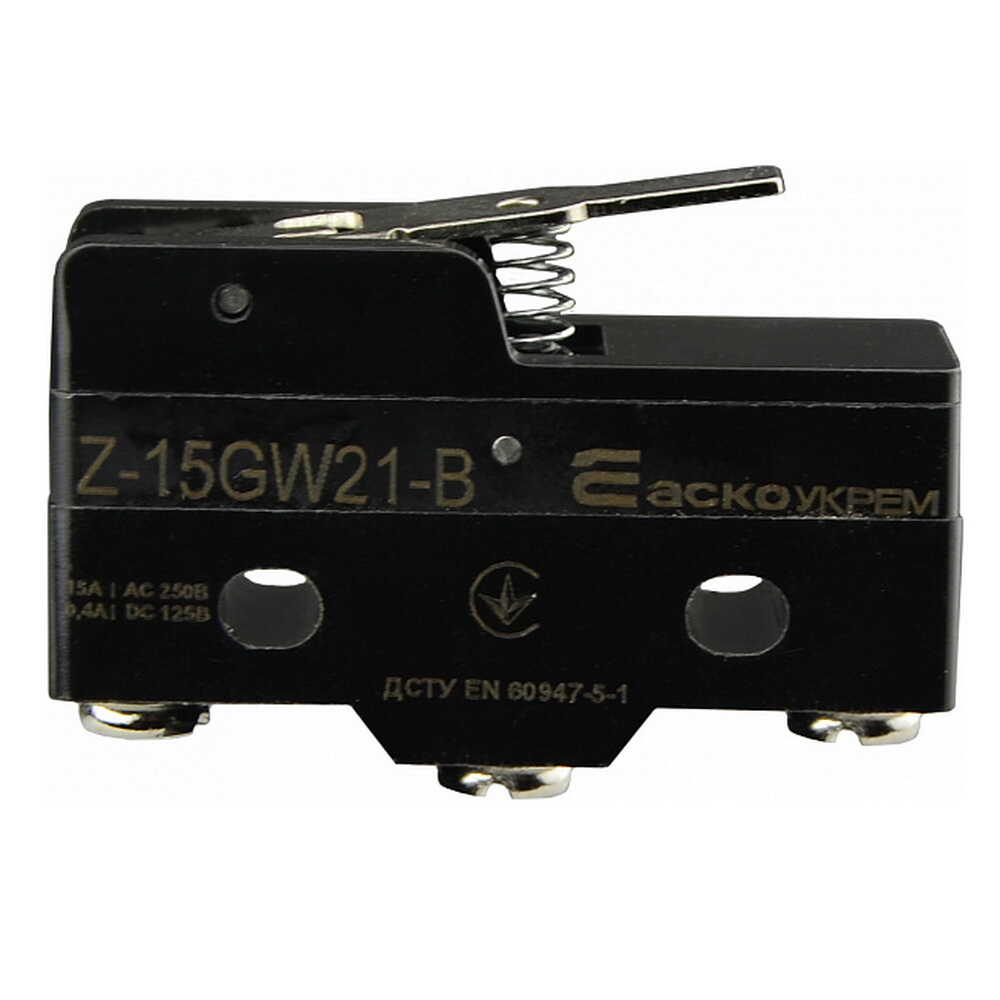 Мікровимикач кінцевий АСКО Z-15GW21-B ( A0050040005 ) Мікровимикач кінцевий АСКО Z-15GW21-B ( A0050040005 )