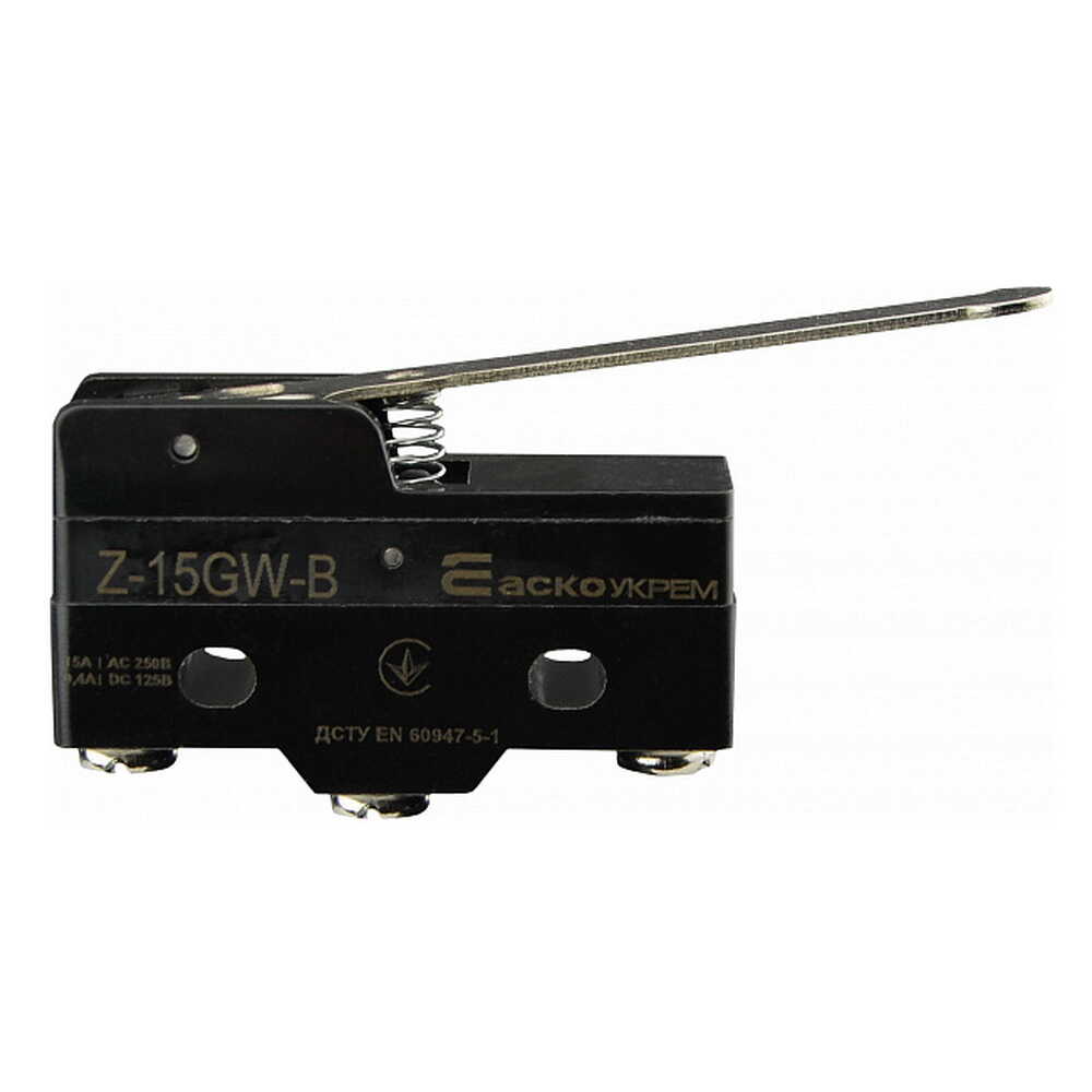 Мікровимикач кінцевий АСКО Z-15GW-B ( A0050040004 ) Мікровимикач кінцевий АСКО Z-15GW-B ( A0050040004 )