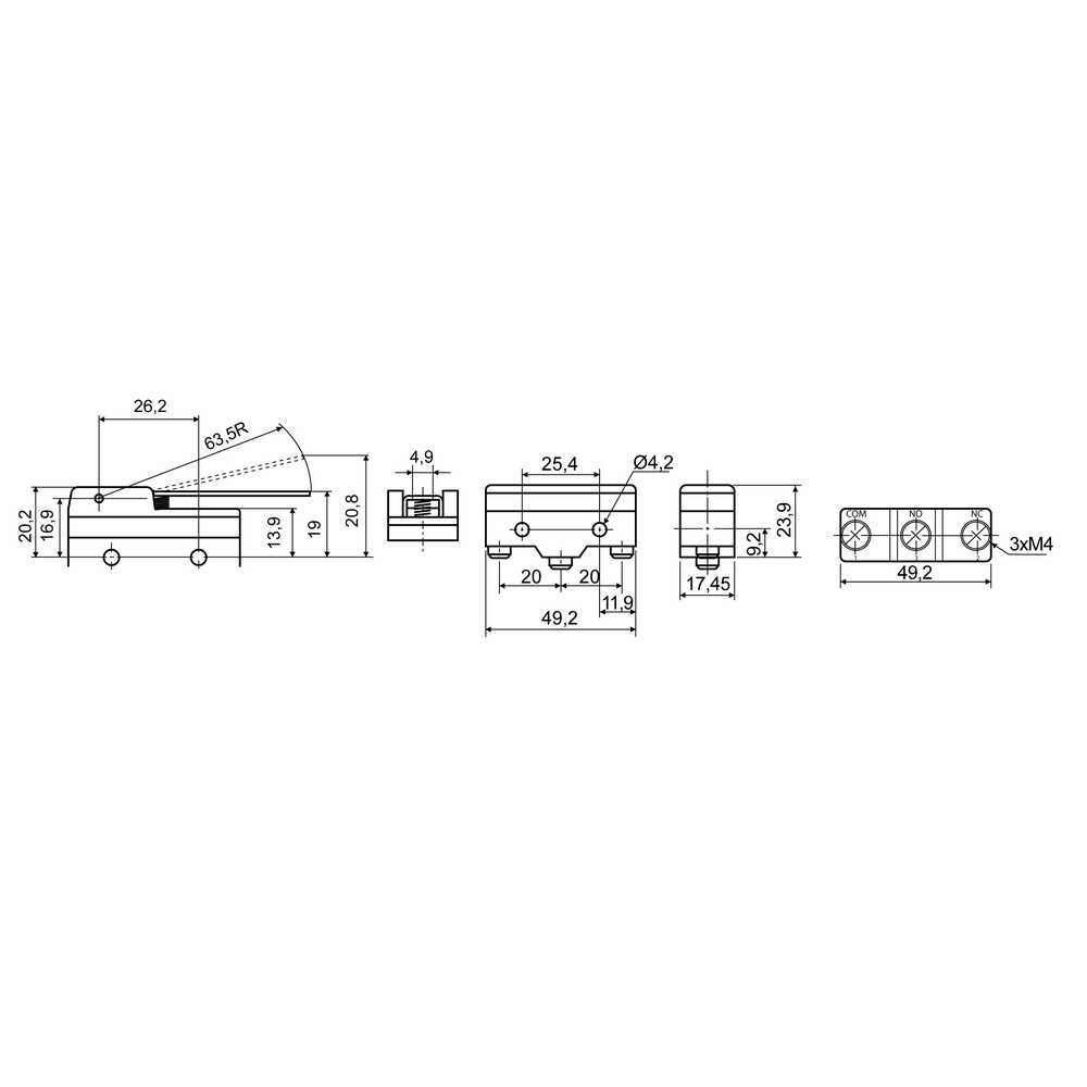 Мікровимикач кінцевий АСКО Z-15GW-B ( A0050040004 ) Мікровимикач кінцевий АСКО Z-15GW-B ( A0050040004 )