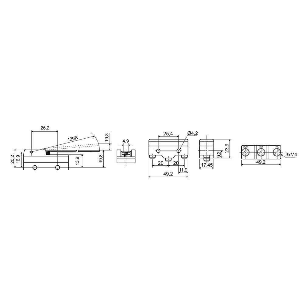 Мікровимикач кінцевий АСКО Z-15HW24-B ( A0050040003 )