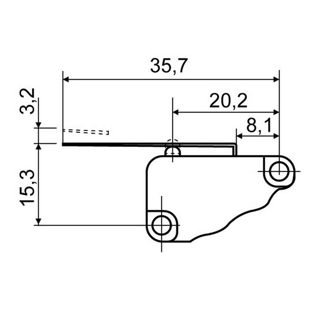 Мікровимикач кінцевий АСКО V-15-21C25 ( A0050040021 ) Мікровимикач кінцевий АСКО V-15-21C25 ( A0050040021 )