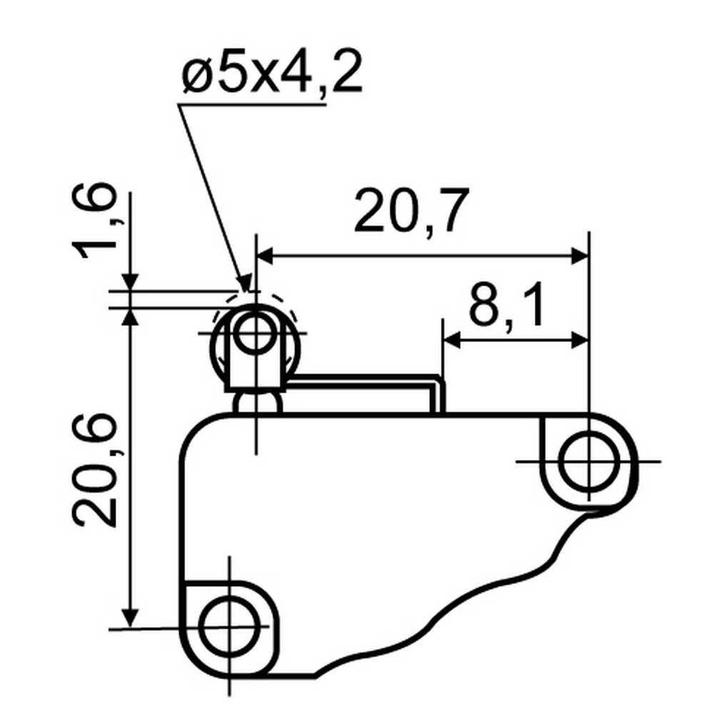Мікровимикач кінцевий АСКО V-15-51C25 ( A0050040019 )
