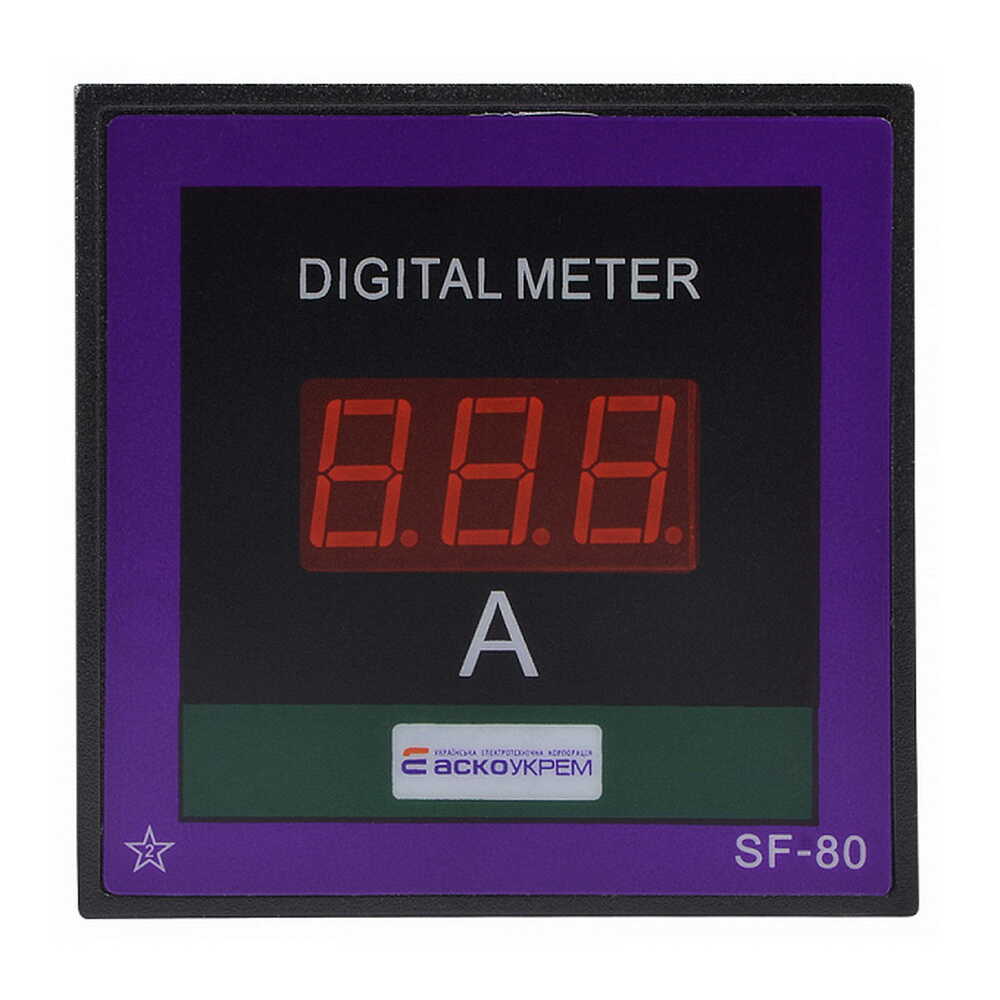 Амперметр ЦА-8 LB 30А 80х80 цифровий АСКО ( A0190010127 ) Амперметр ЦА-8 LB 30А 80х80 цифровий АСКО ( A0190010127 )