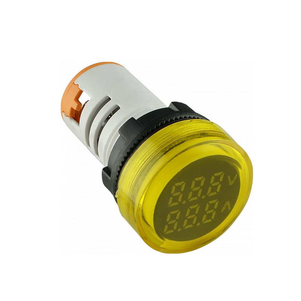 Амперметр+вольтметр цифровий ED16-22 VAD (0-100A, 50-500В) жовтий АСКО ( A0190010134 ) Амперметр+вольтметр цифровий ED16-22 VAD (0-100A, 50-500В) жовтий АСКО ( A0190010134 )