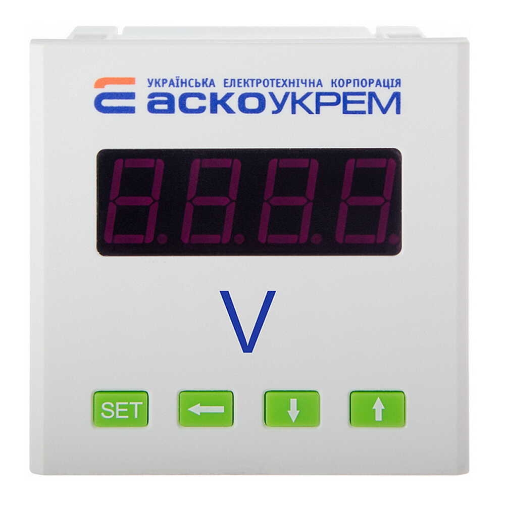 Вольтметр цифровий ЦВ-7 600В 72х72 АСКО ( A0190010121 )​