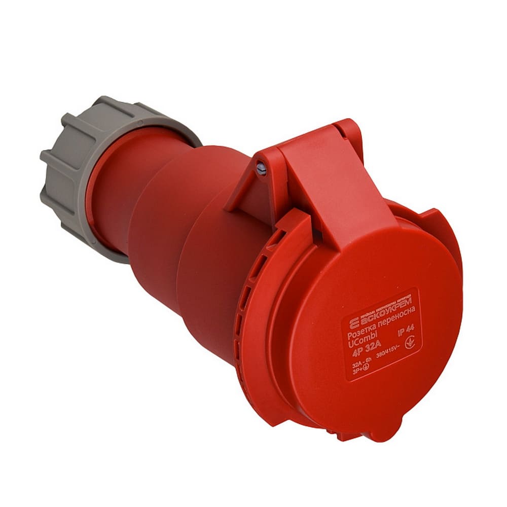 Розетка трехфазная АСКО 32А/4 UCombi IP44 ( A0080010124 ) Розетка трехфазная АСКО 32А/4 UCombi IP44 ( A0080010124 )