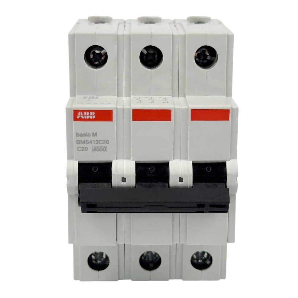Автоматичний вимикач ABB basic M 3P C20 ( 2CDS643041R0204 )