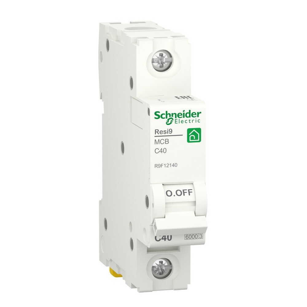 Автоматический выключатель Schneider 6кА C 1p 40А Resi9 ( R9F12140 )