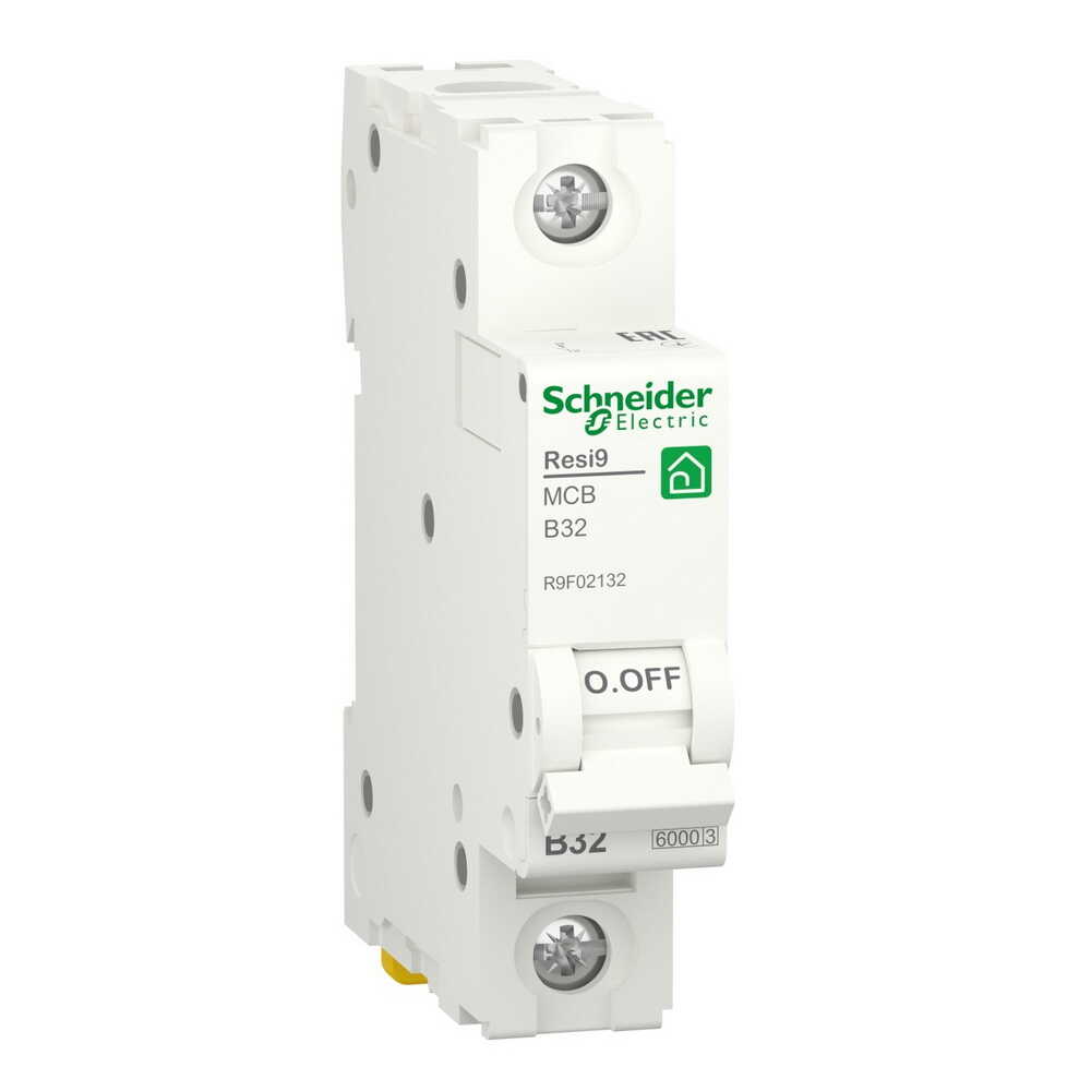 Автоматический выключатель Schneider 6кА B 1p 32А Resi9 ( R9F02132 )