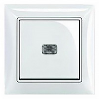 Вимикач ABB basic55 білий 1кл з підсвіткою ( 2CKA001012A2153 ) Вимикач ABB basic55 білий 1кл з підсвіткою ( 2CKA001012A2153 )