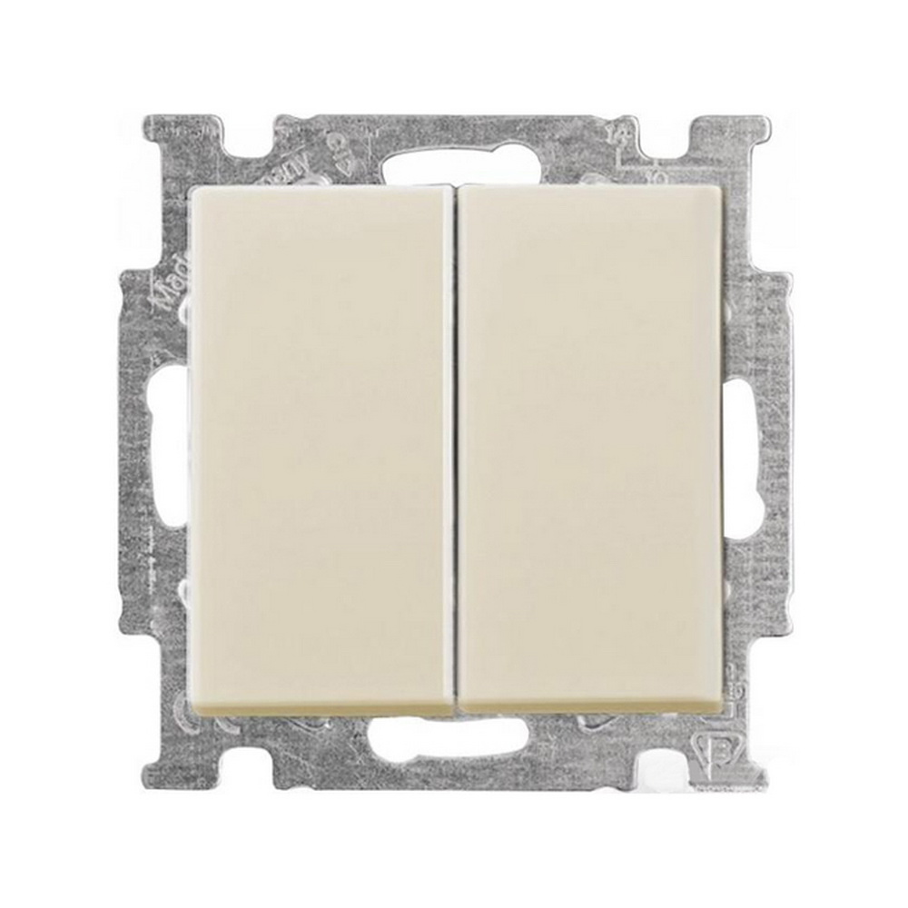 Вимикач ABB basic55 cлонова кість 2кл прохідний ( 2CKA001012A2151 ) Вимикач ABB basic55 cлонова кість 2кл прохідний ( 2CKA001012A2151 )