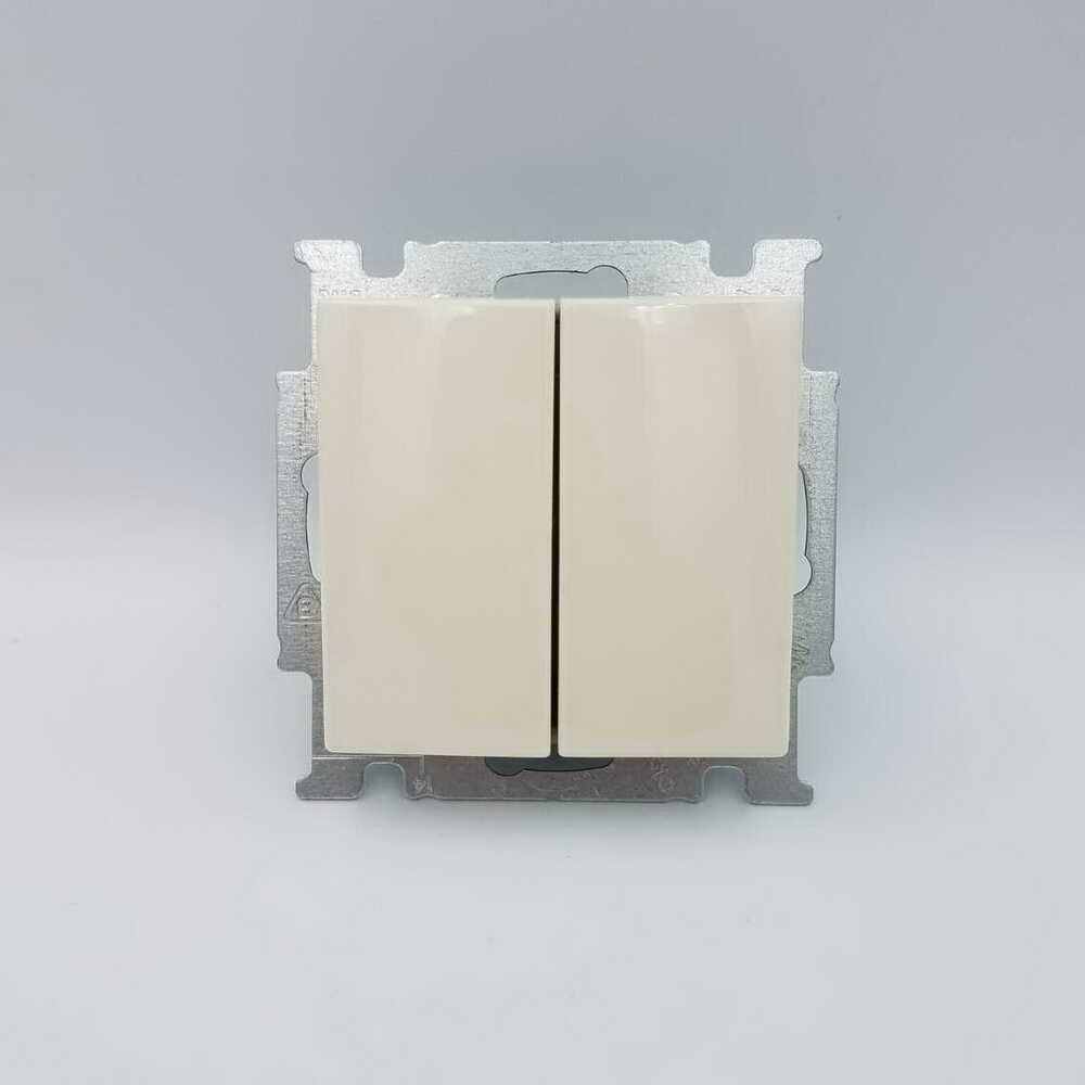 Вимикач ABB basic55 cлонова кість 2кл прохідний ( 2CKA001012A2151 ) Вимикач ABB basic55 cлонова кість 2кл прохідний ( 2CKA001012A2151 )