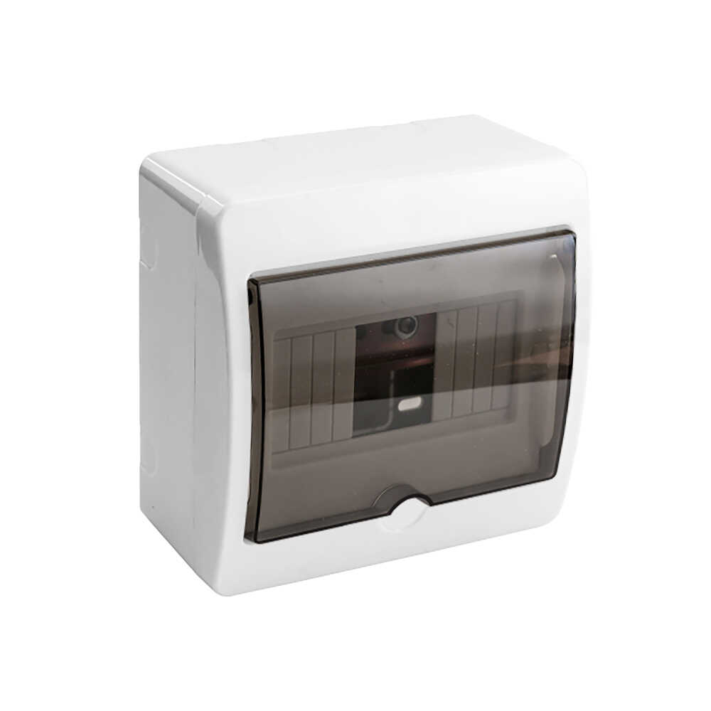 Бокс пластиковый на 6 модулей наружный КН-6 прозрачная дверка ( 902504 )