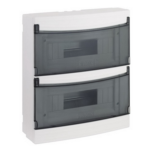 Бокс пластиковый NILSON на 24 модули внешний (30441024) Бокс пластиковый NILSON на 24 модули внешний (30441024)