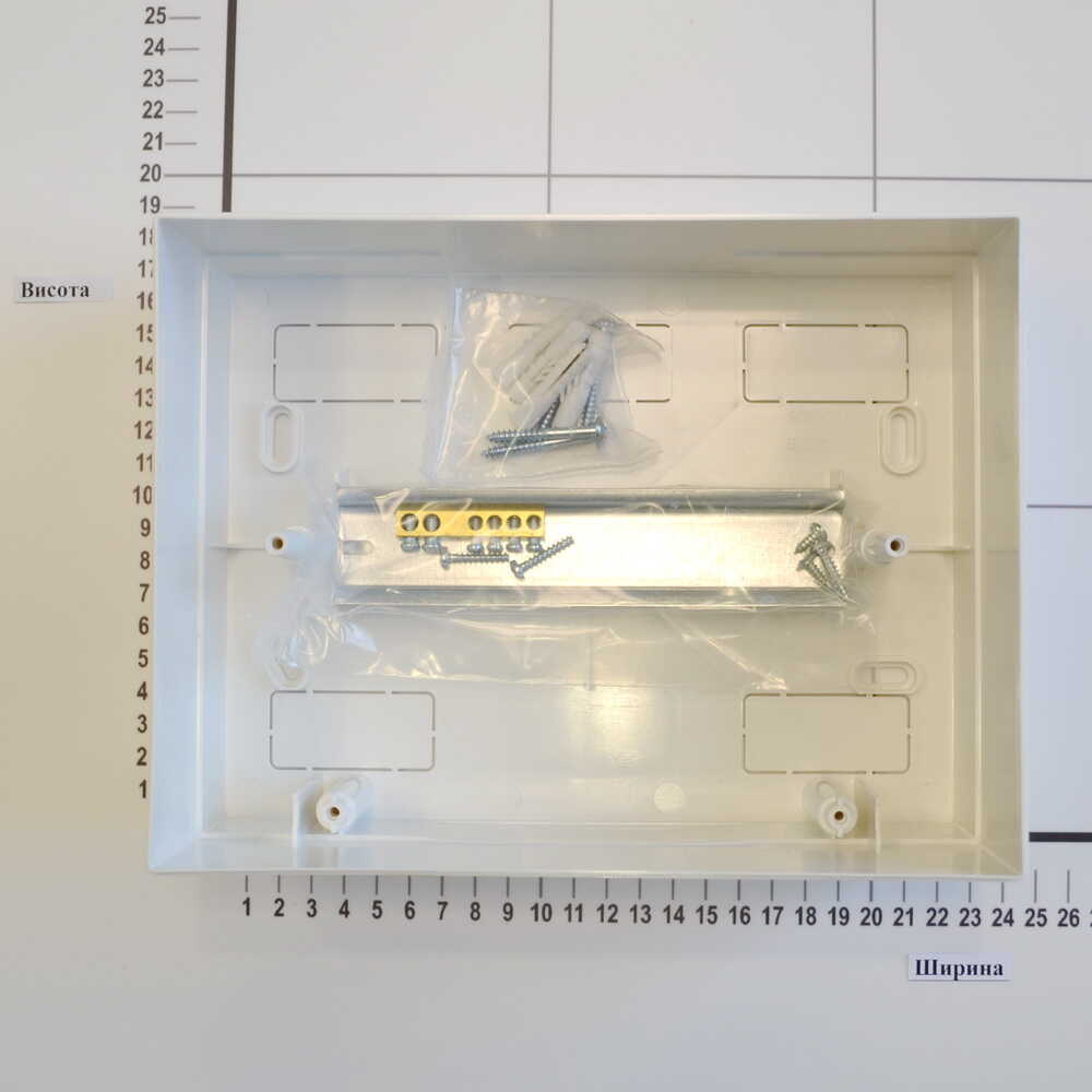 Бокс пластиковый VIKO на 8 модулей (внешний) ( 90912108 )