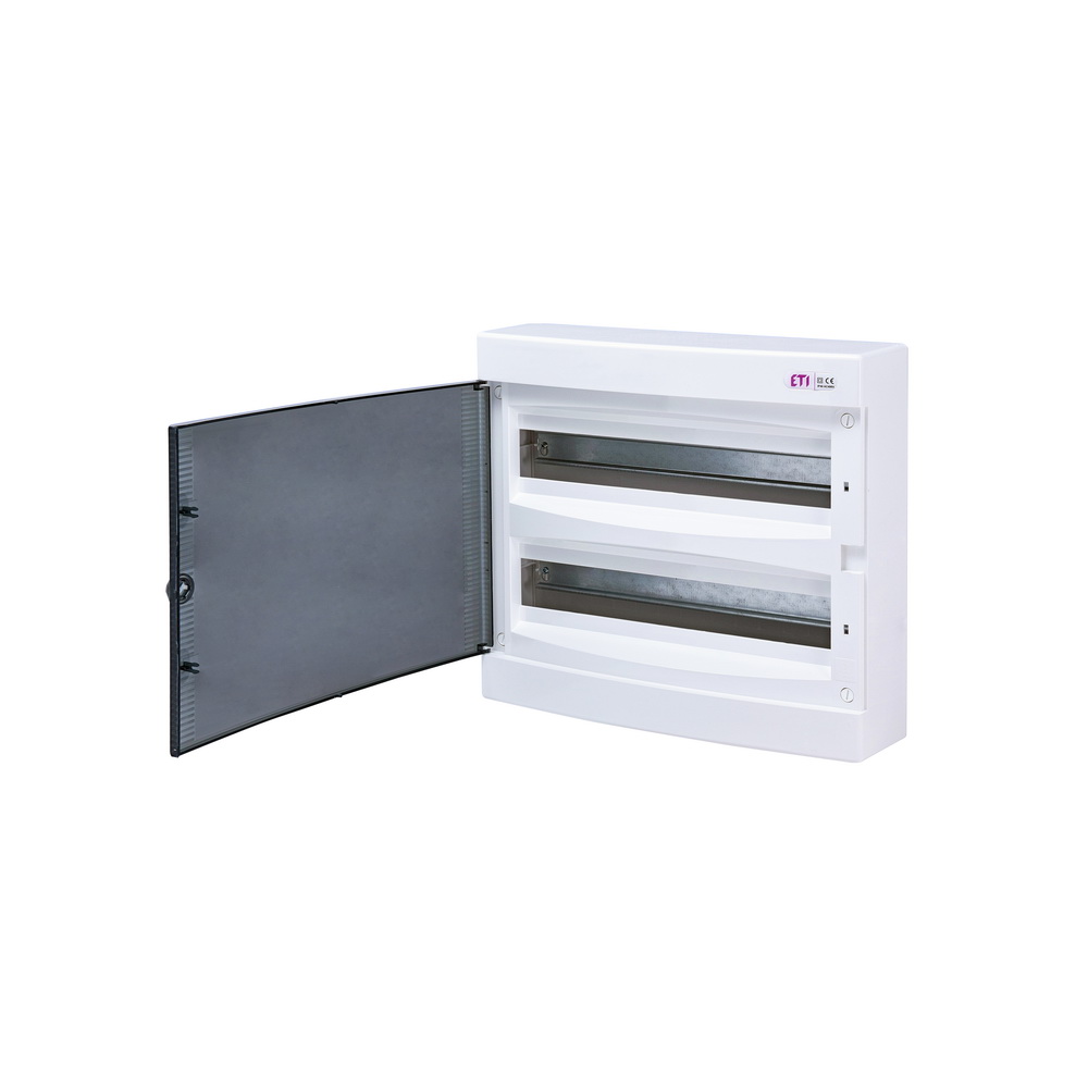 Бокс пластиковый ETI ECT 2х18PT на 36 модулей IP40 прозрачная дверца ( 1101081 )