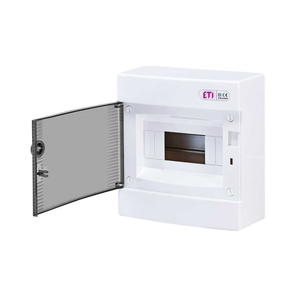 Бокс пластиковый ETI ECT 8PT на 8 модулей IP40 прозрачная дверца (1101000 )