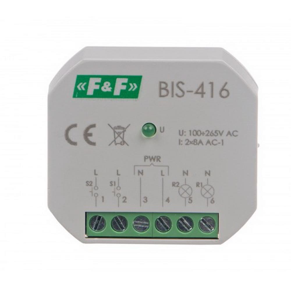 Реле імпульсне 2х8А BIS-416 F&F ( BIS-416 )
