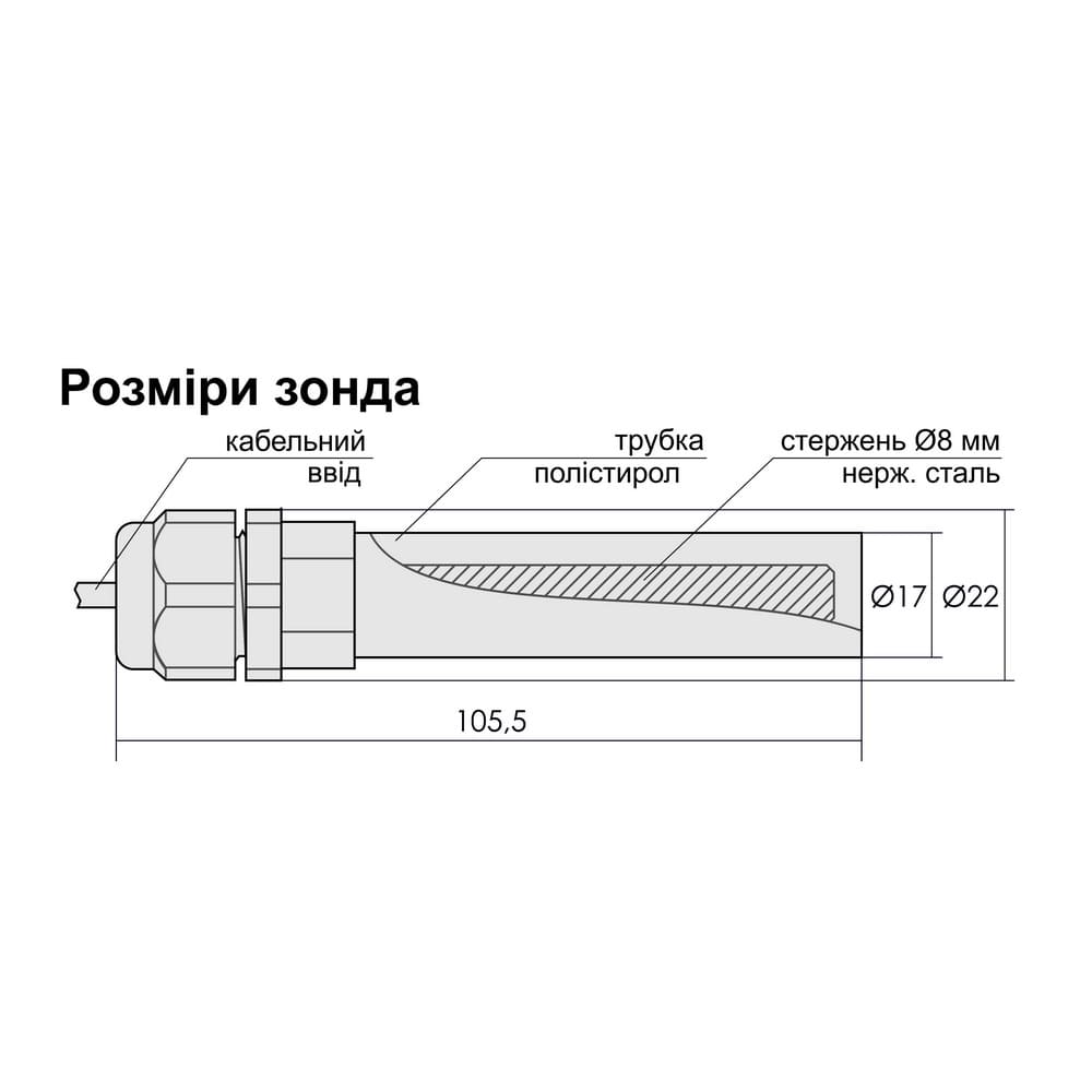 Зонд PZ-2 для PZ-829, PZ-832 F&F ( PZ2 ) Зонд PZ-2 для PZ-829, PZ-832 F&F ( PZ2 )