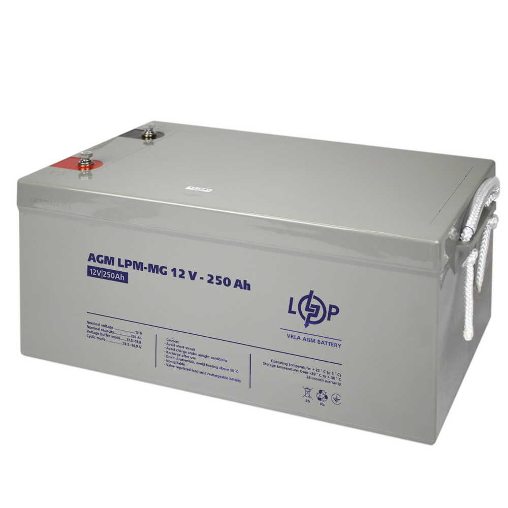 Аккумулятор мультигелевый LPM-MG 12V - 250 Ah LOGICPOWER ( 4198 ) Аккумулятор мультигелевый LPM-MG 12V - 250 Ah LOGICPOWER ( 4198 )