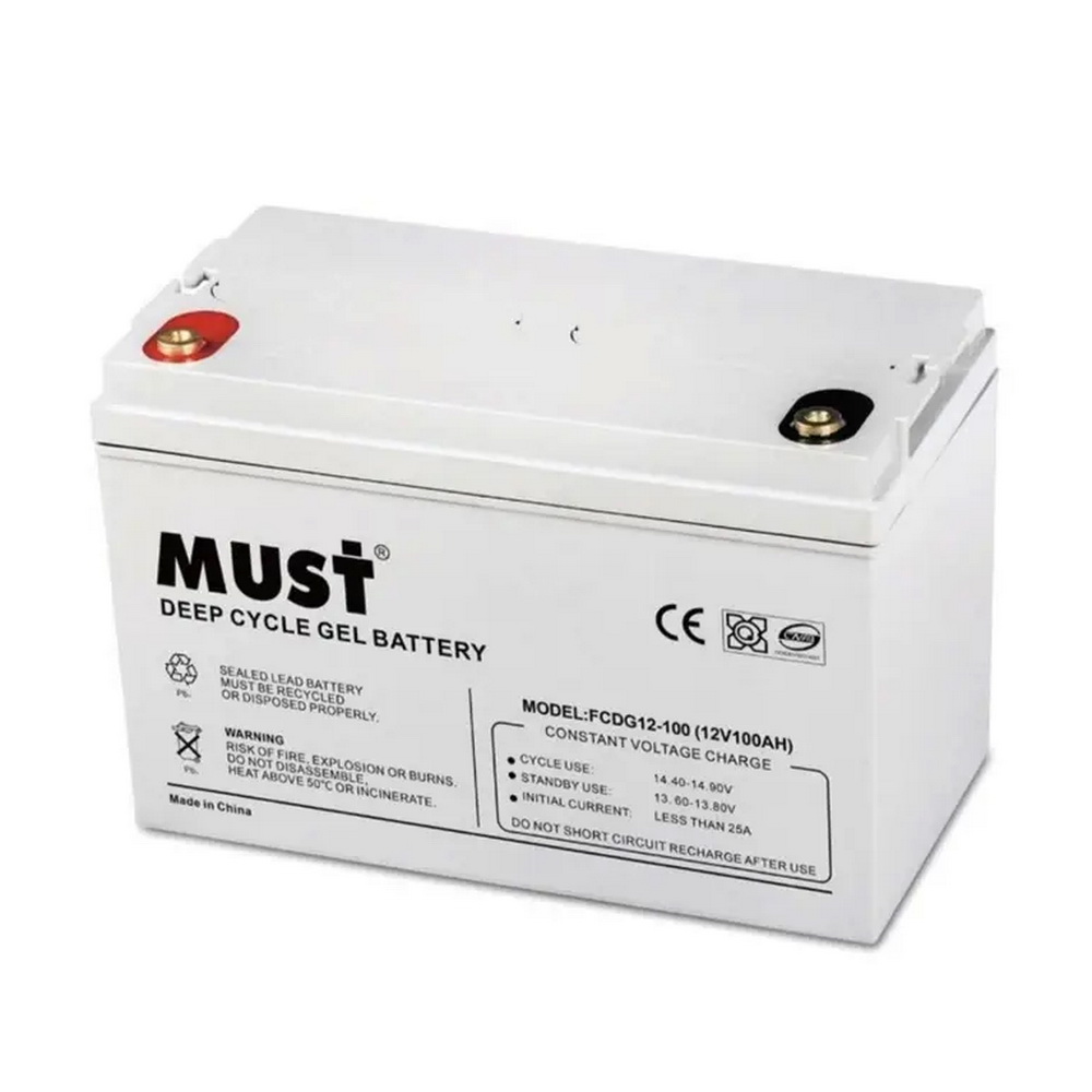 Акумулятор 100Ah 12В тип GEL MUST