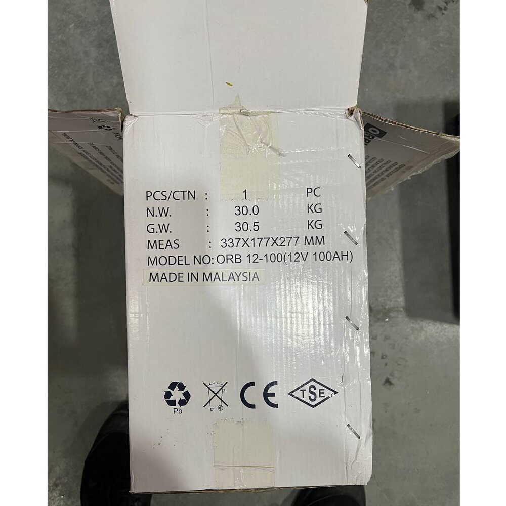 Акумулятор 100Ah 12В тип GEL ORBUS ( CG 12-100 )