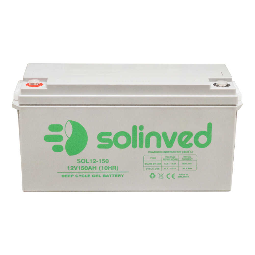 Акумулятор 150Ah 12В тип GEL Solinved ( SOL12-150 )