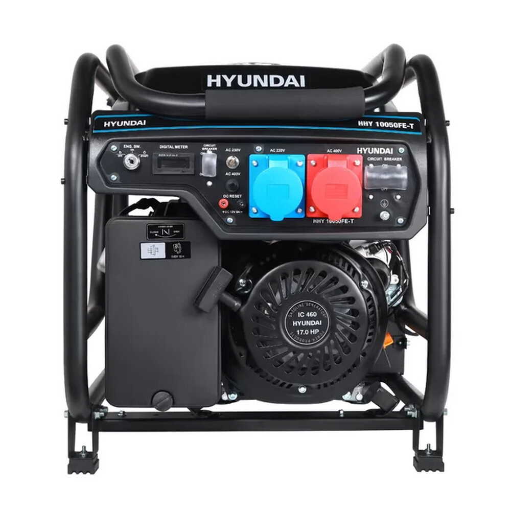 Генератор бензиновий Hyundai 7,5кВт 1/3ф HHY 10050FE-T