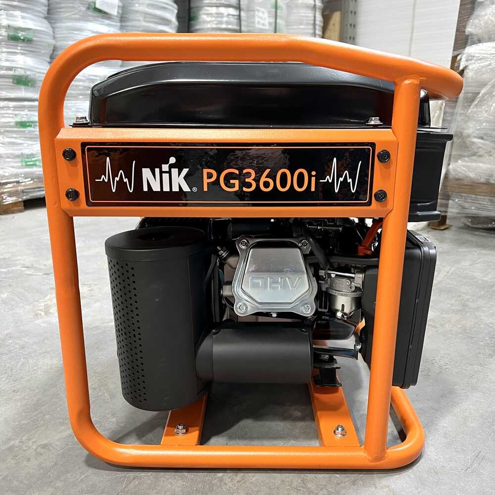 Генератор бензиновий NIK 3,5кВт PG3600i інверторний