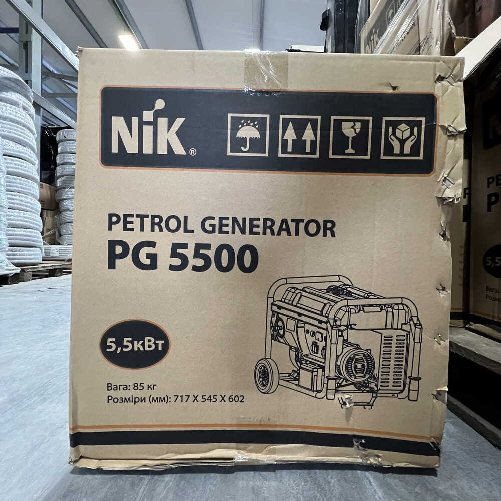 Генератор бензиновий NIK 5,5кВт PG5500
