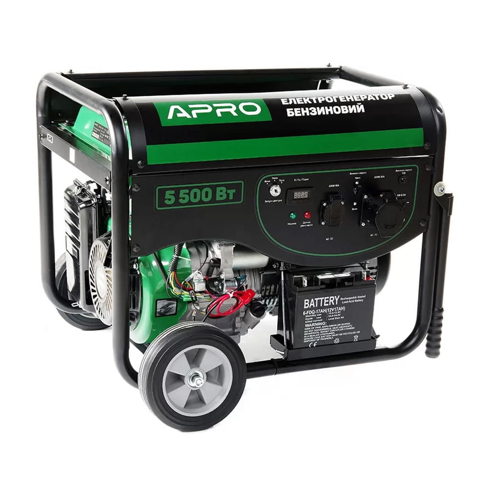 Бензиновый генератор APRO 5,0/5,5 кВт Бензиновый генератор APRO 5,0/5,5 кВт
