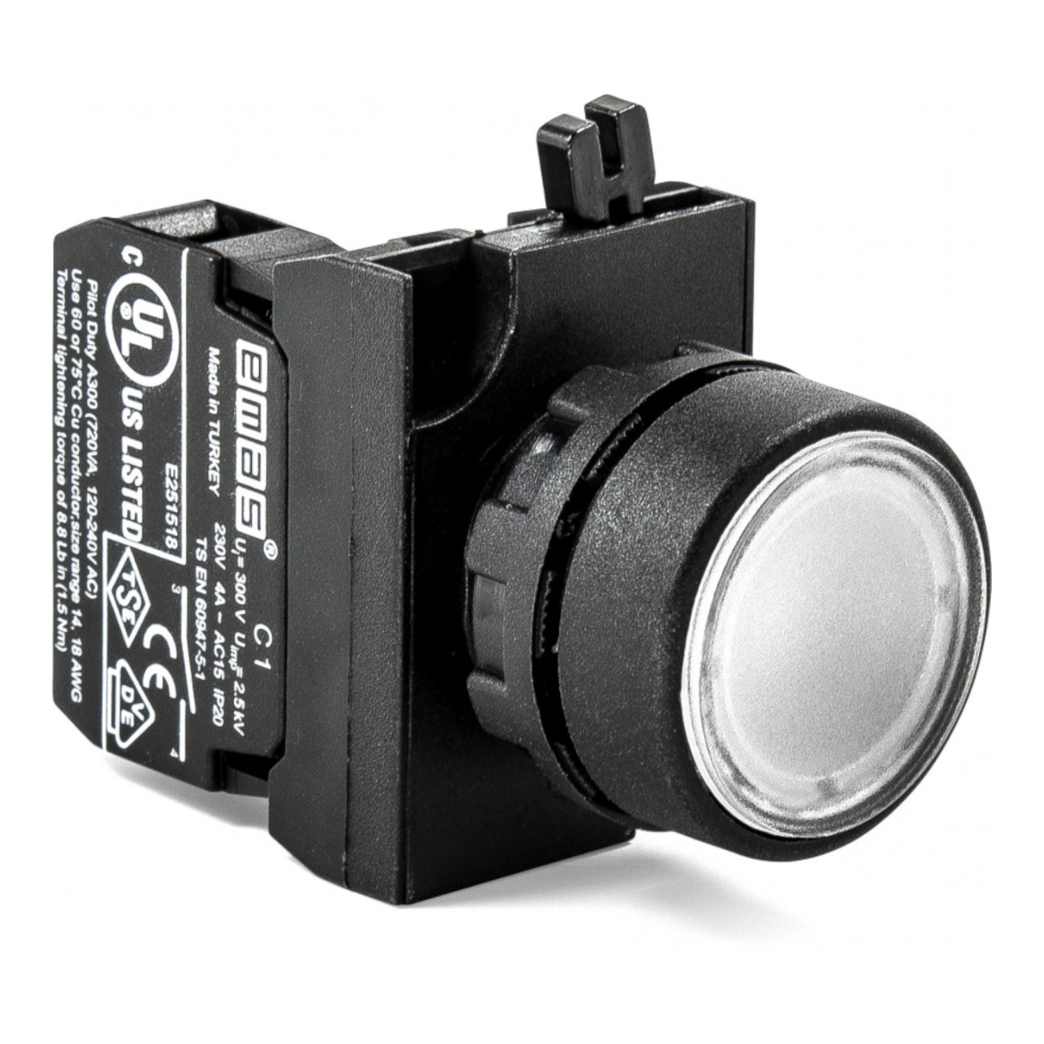 Кнопка EMAS без фиксации CP100DB (1НО) белая Кнопка EMAS без фиксации CP100DB (1НО) белая