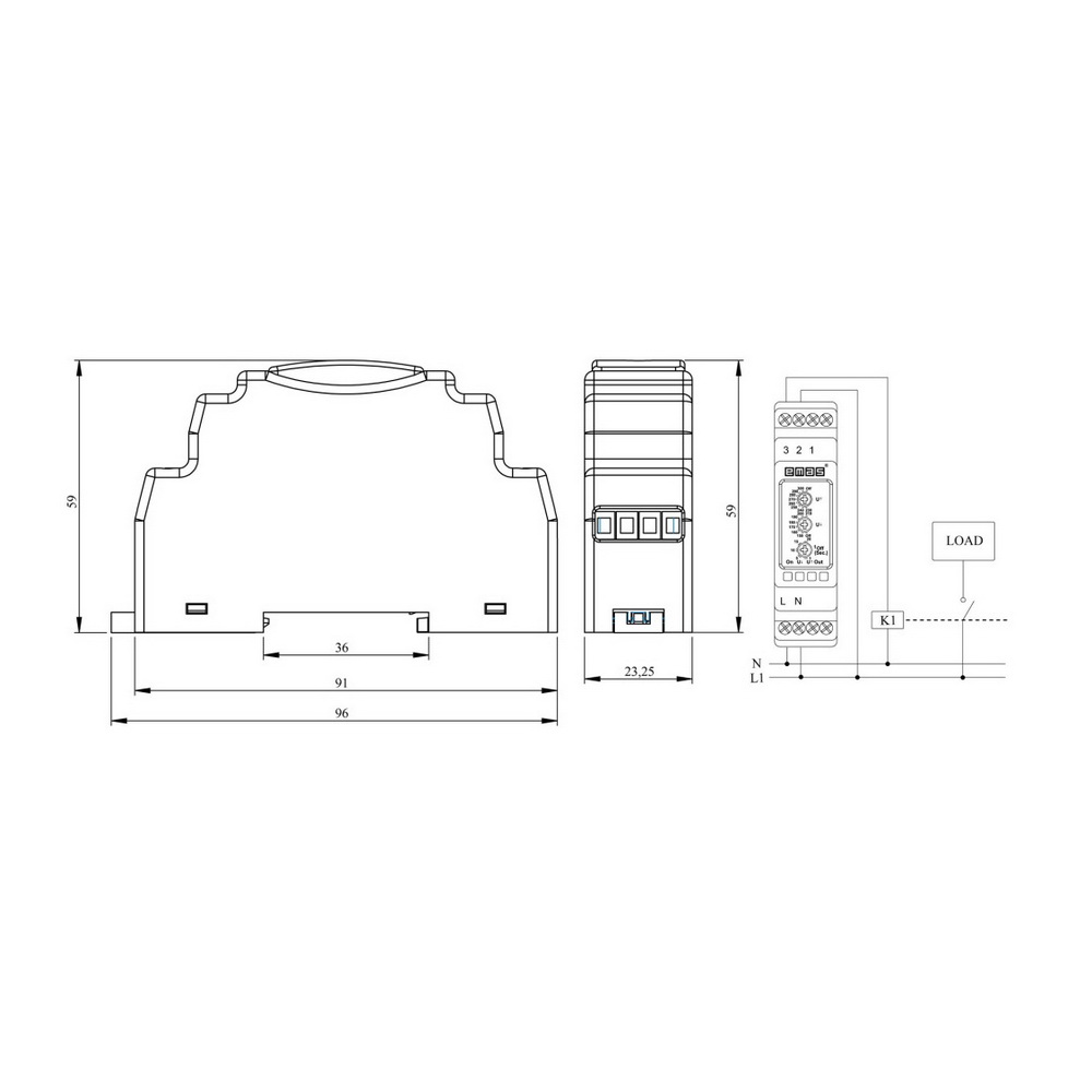 Реле напруги однофазне 0.1-20с Umin=150-210V/AC Umax=230-300V/AC EMAS ( RR3VP01 ) Реле напруги однофазне 0.1-20с Umin=150-210V/AC Umax=230-300V/AC EMAS ( RR3VP01 )